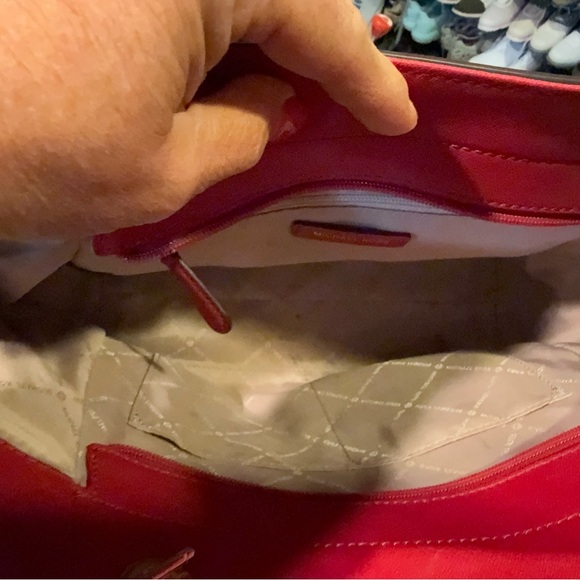 Michael Kors Purse RED.
Beautiful condition. 
Used maybe 3 times - Picture 8 of 11
